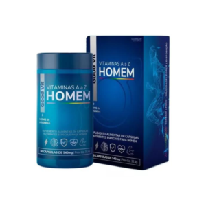 Vitamina Homem 60 Cápsulas - Arginina Mais Energia