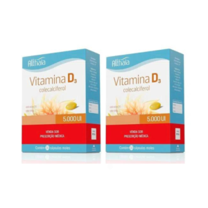 Kit 2 Vitamina D Althaia 5.000ui 30 Cápsulas