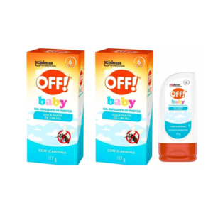 Kit 2 Repelente Gel Baby Contra Mosquito Da Dengue A Partir 3 Meses