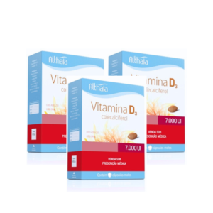 Kit 3 Vitamina D Althaia 7.000ui 30 Cápsulas
