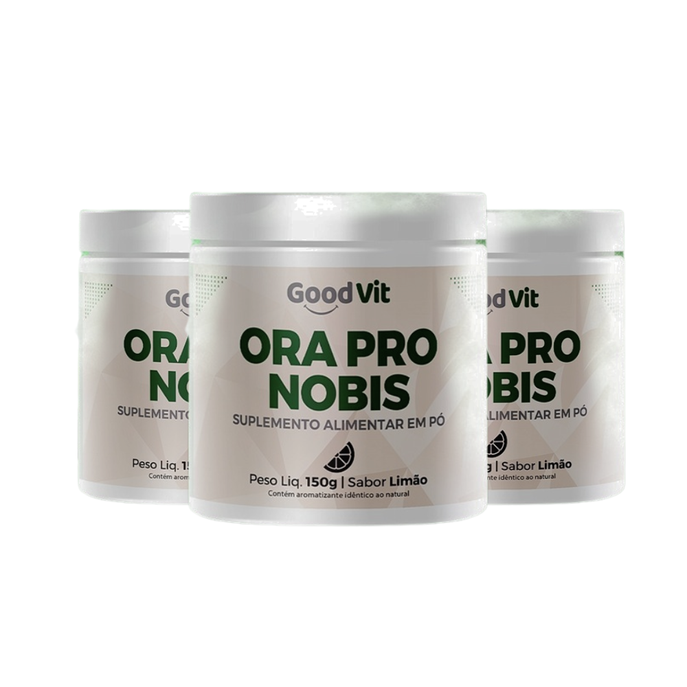 Kit 2 Ora Pro Nóbis Pó Sabor Limão 150g - Imagem 2