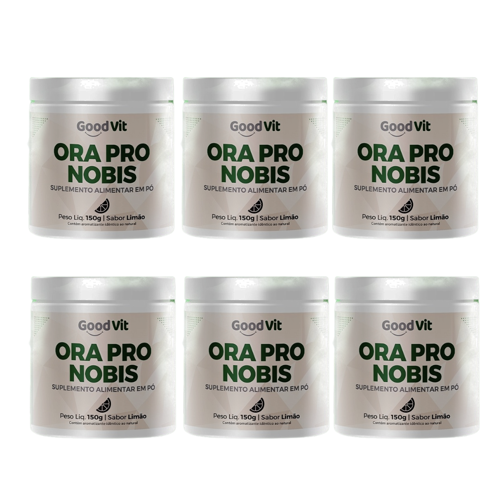 Kit 2 Ora Pro Nóbis Pó Sabor Limão 150g - Imagem 3