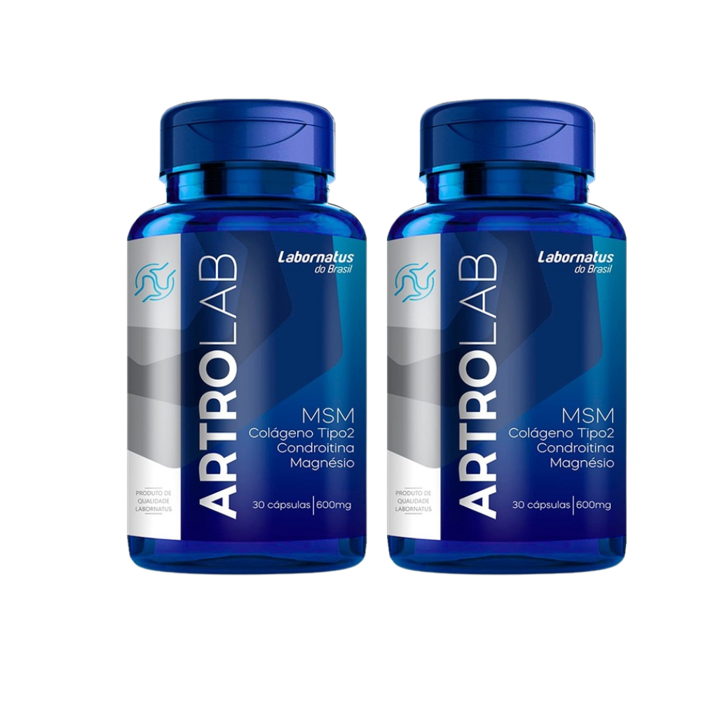 Colágeno Tipo 2 Artrolab 600mg Com 30 Cápsulas Labornatus - Imagem 2