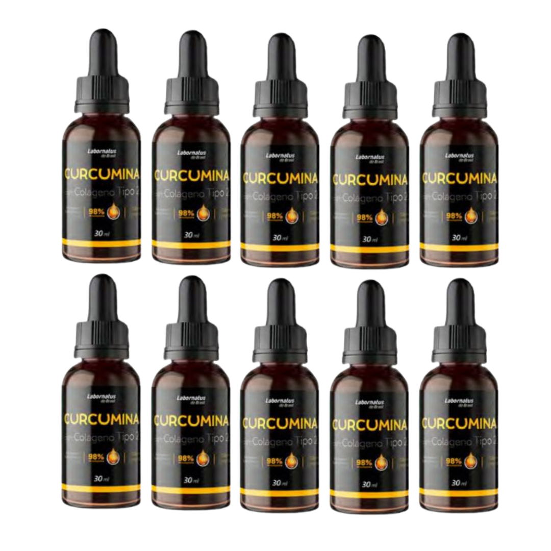 6 Frascos Curcumina Gotas - Imagem 2