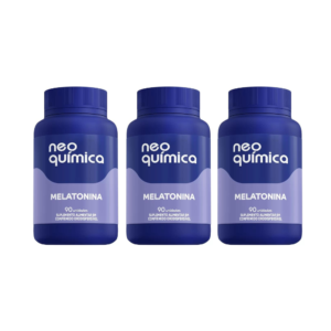 Melatonina Neo Química 90 Comprimidos Kit 3 Frascos